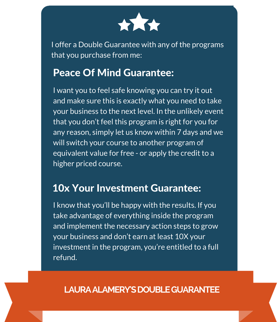 laura alamery guarantee