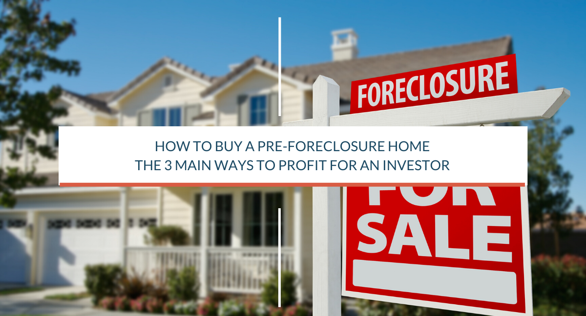 should i buy a pre foreclosure home